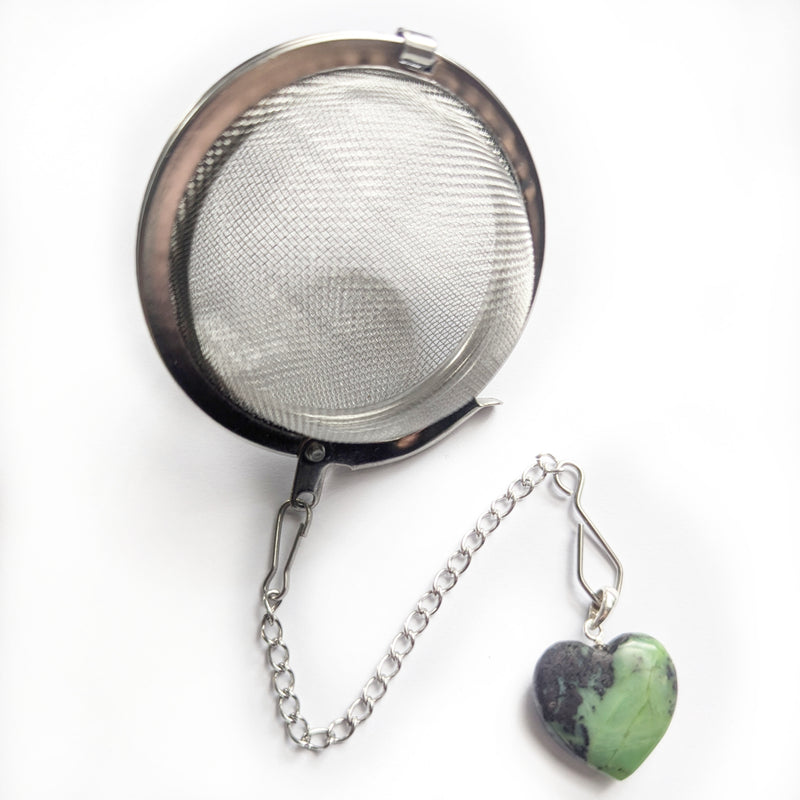 Mesh Ball Infuser with Crystal (Tumbled)