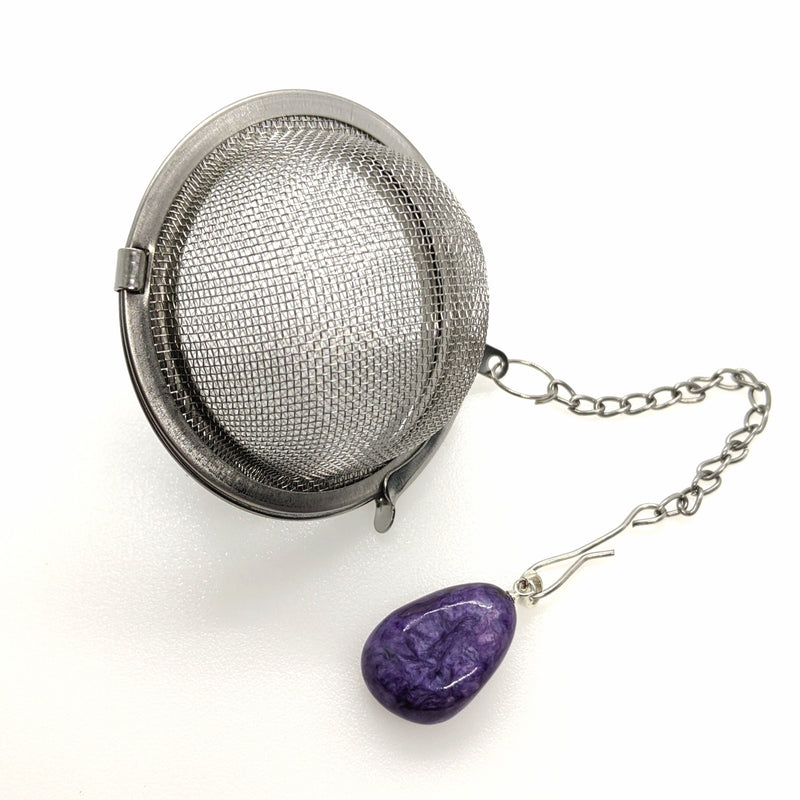 Mesh Ball Infuser with Crystal (Tumbled)