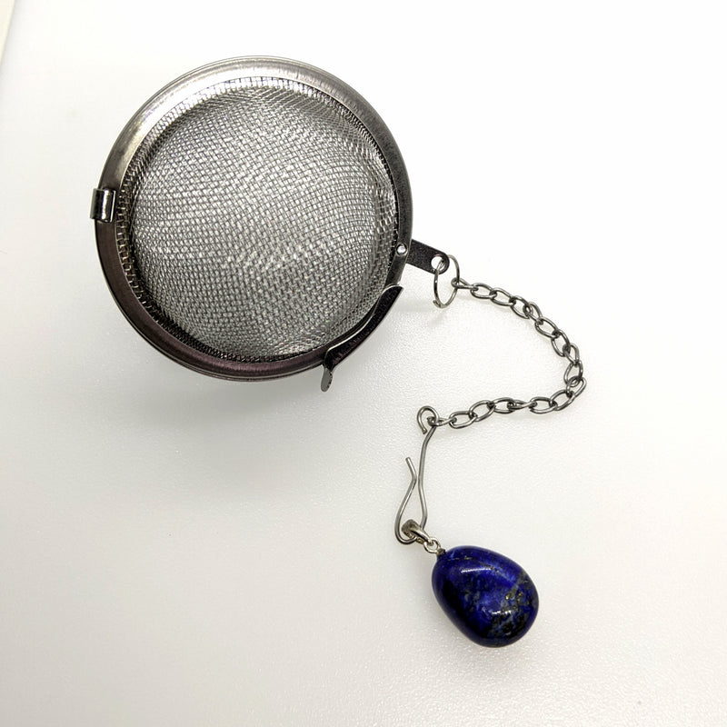 Mesh Ball Infuser with Crystal (Tumbled)