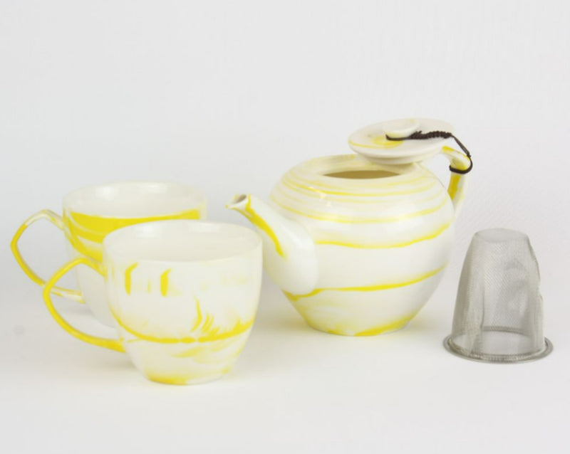 Lemon Swirl Tea Set